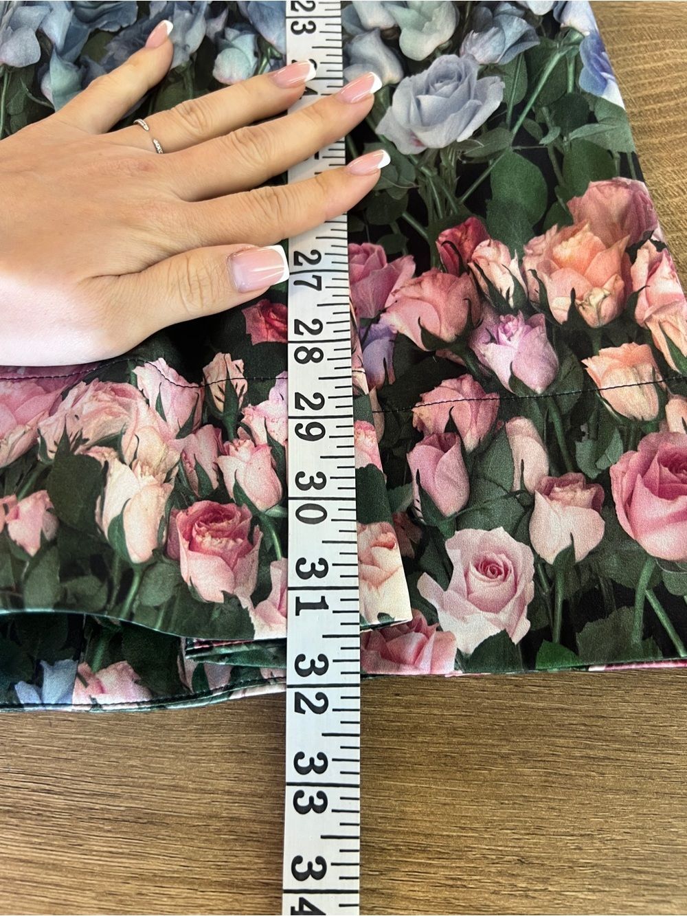 Fleur du Mal Silk Sweetheart FitFlare 4 Pink Floral Dress Leather Removbl Straps - Picture 8 of 11
